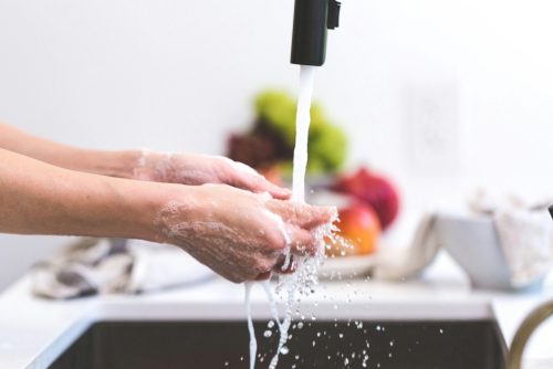 Wash hands